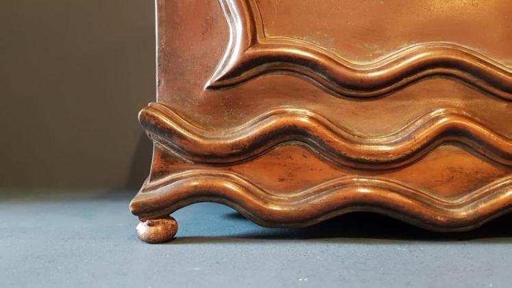 Regency Patinated Brass Planter - Image 4