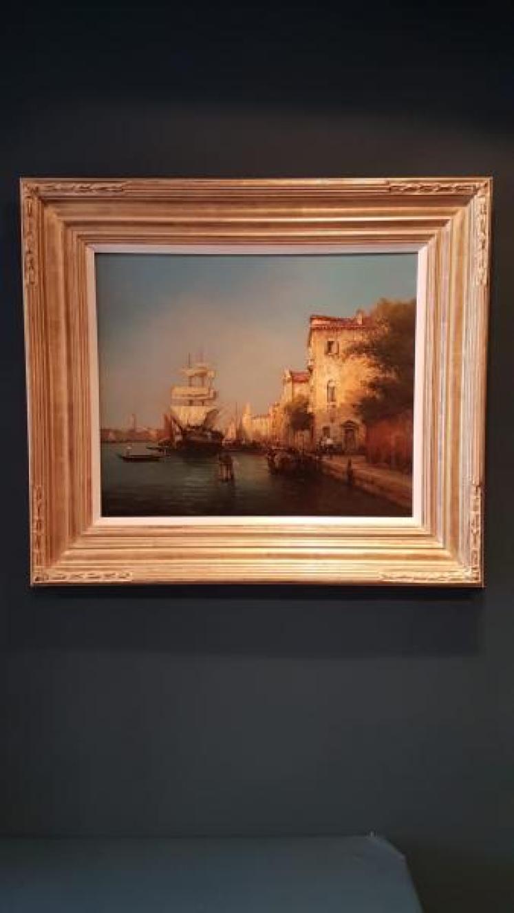 Fine Original Oil of Venice by Marc Aldine - Image 1