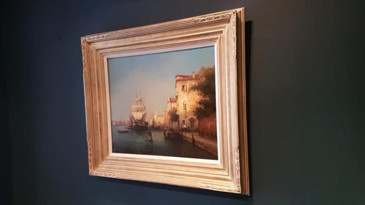 Fine Original Oil of Venice by Marc Aldine - Image 2