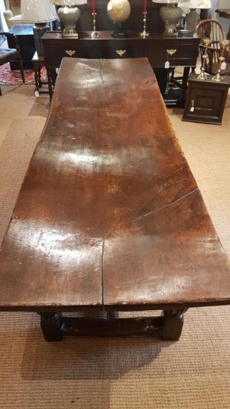 Superb Charles II Oak Refectory Table - Image 7