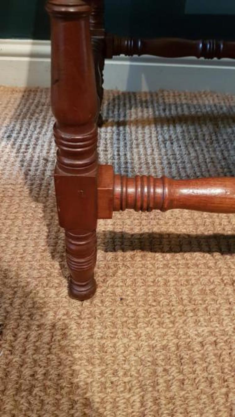 Set of Early Victorian Mahogany Library Steps - Image 6