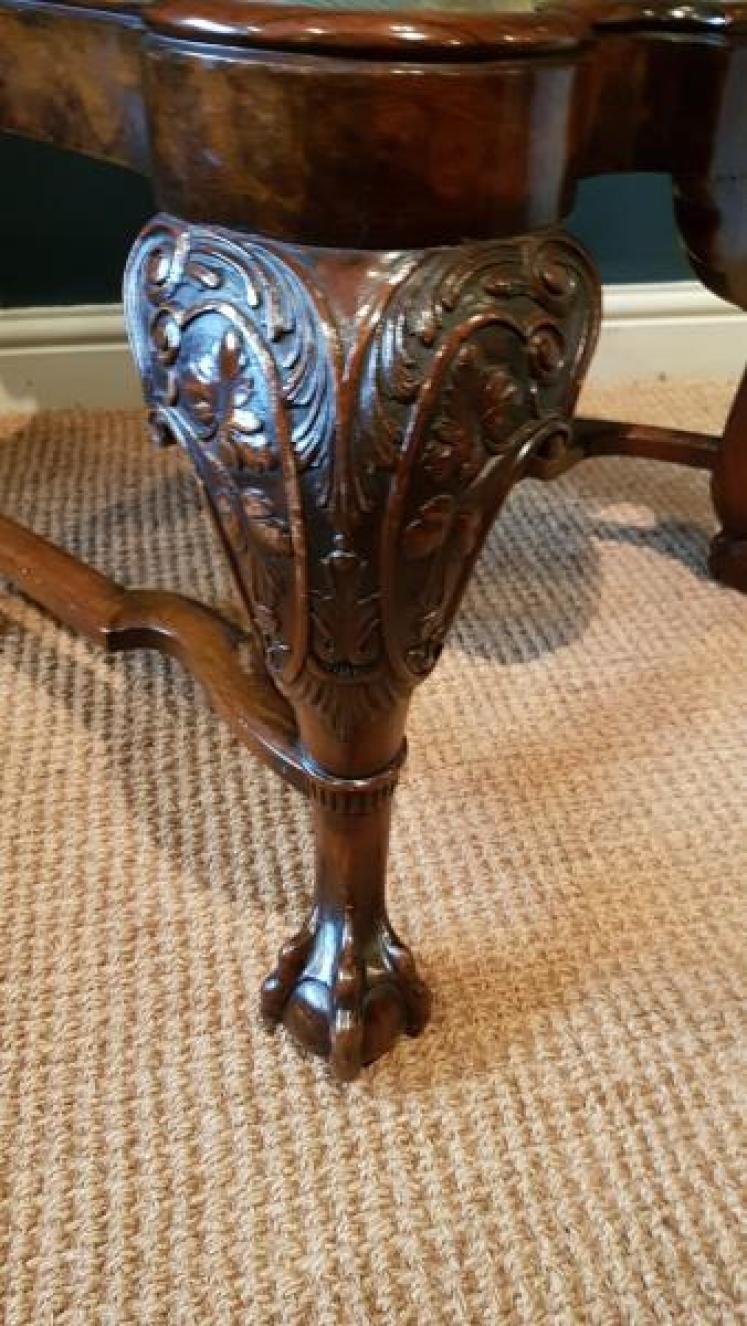 Outstanding Set of Eight Burr Walnut Chairs - Image 7