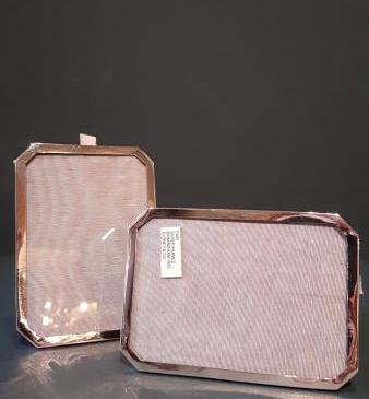 Matching Pair of Silver Photo Frames