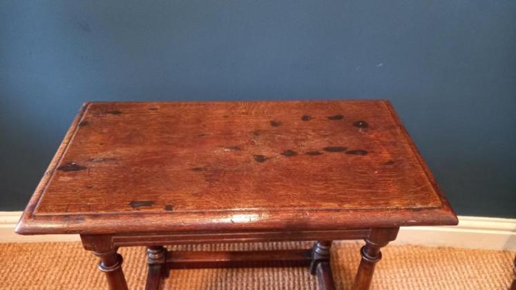 George III Period Oak Joint Stool - Image 3