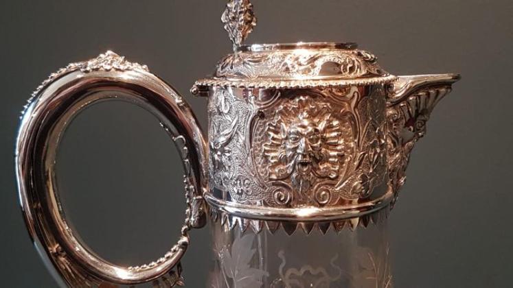 Superb Quality Mid Victorian Silver Mounted Claret Jug - Image 5