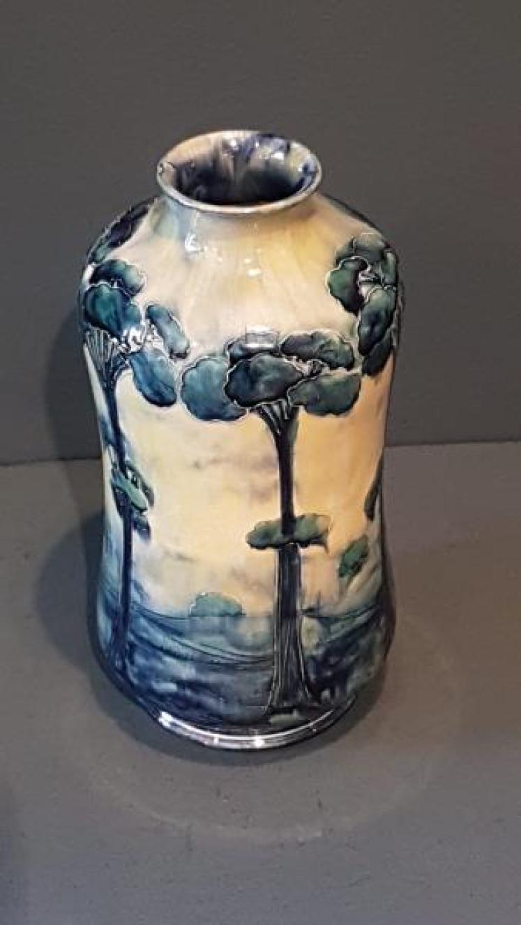Large Moorcroft Hazeldene for Liberty Vase - Image 2