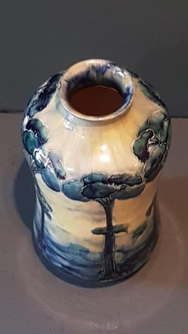 Large Moorcroft Hazeldene for Liberty Vase - Image 3