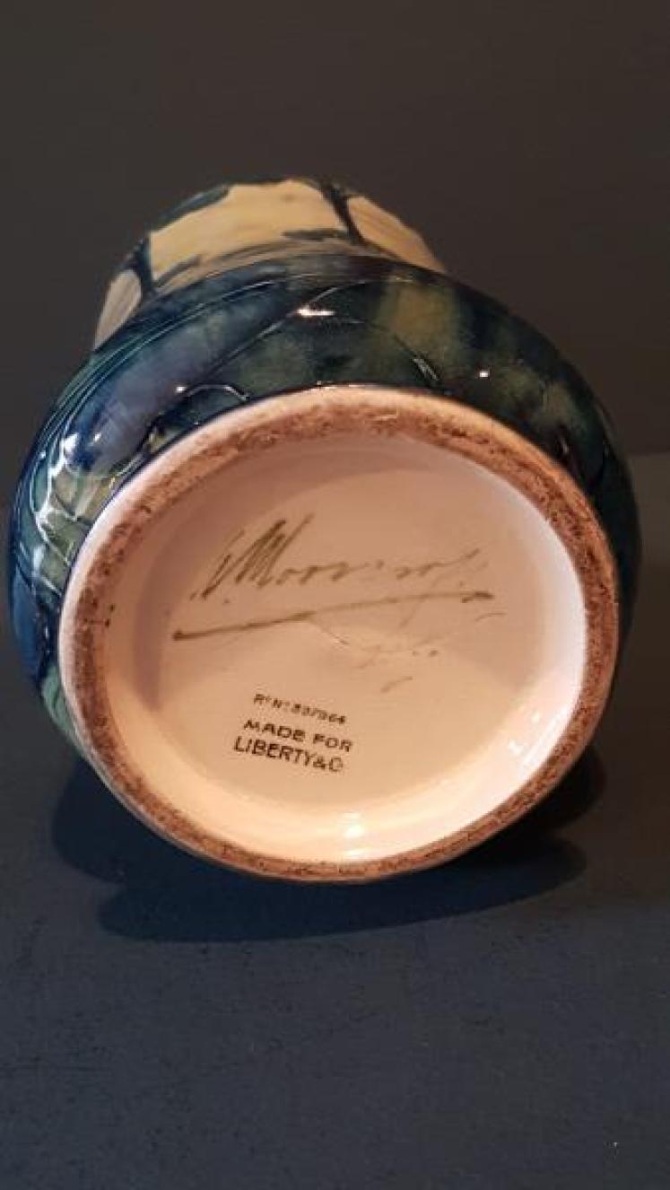 Large Moorcroft Hazeldene for Liberty Vase - Image 4