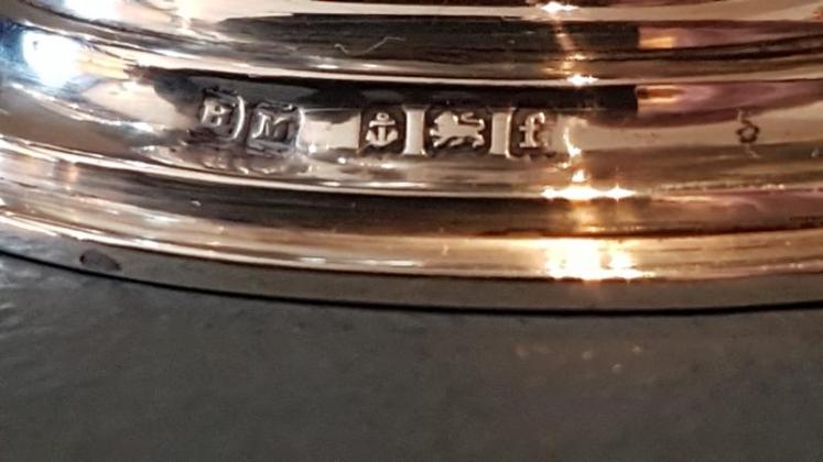 Silver Table Lamp and Lighter - Image 3