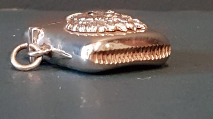 Edwardian Silver Cat Motif Vesta Case - Image 4