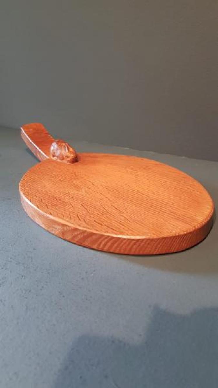 Rabbit Man Peter Heap Oak Cheese Board - Image 1