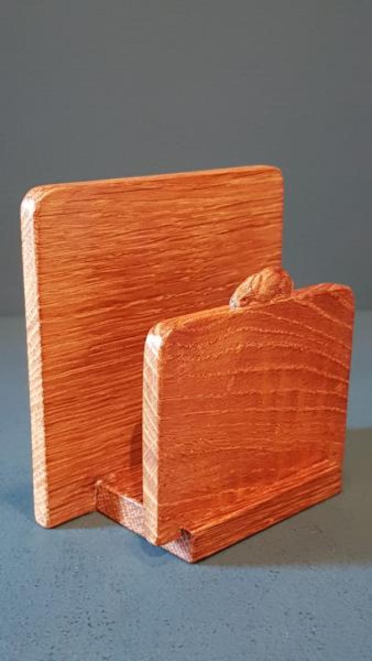 Rabbit Man (Peter Heap) Oak Letter Rack - Image 7