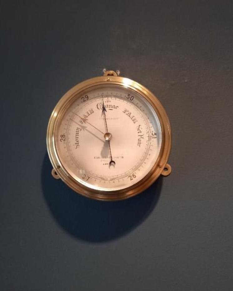 Victorian London Bulkhead Marine Barometer  - Image 7