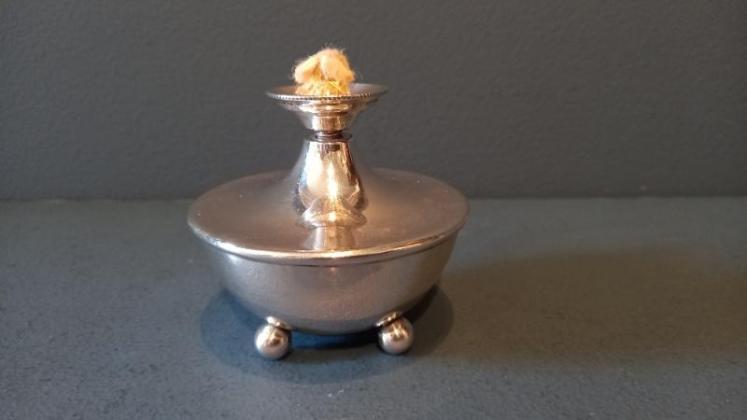 Edwardian Silver 'Night Light' Style Table Light - Image 6