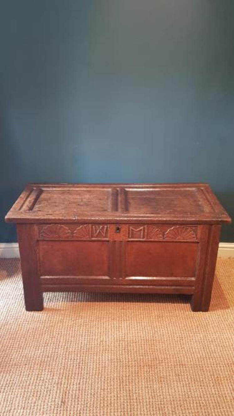 George I Oak Coffer - Image 1