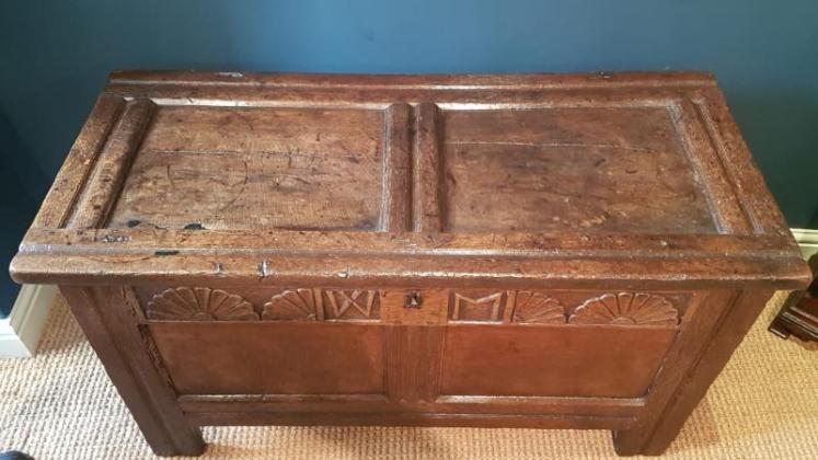 George I Oak Coffer - Image 5