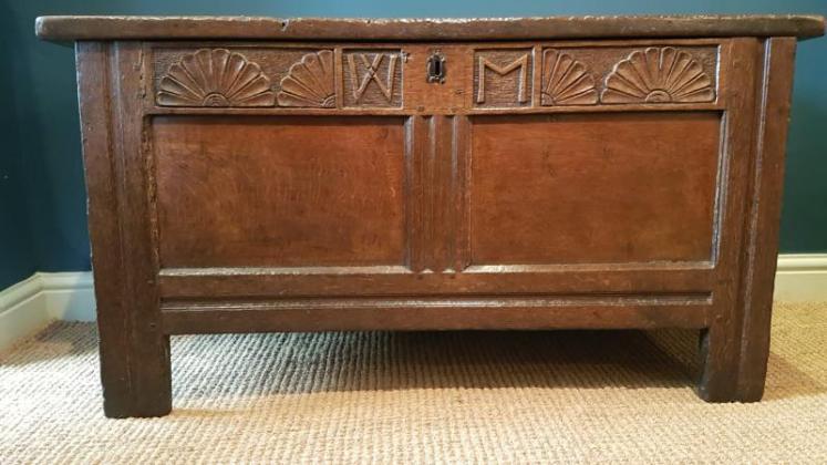 George I Oak Coffer - Image 6