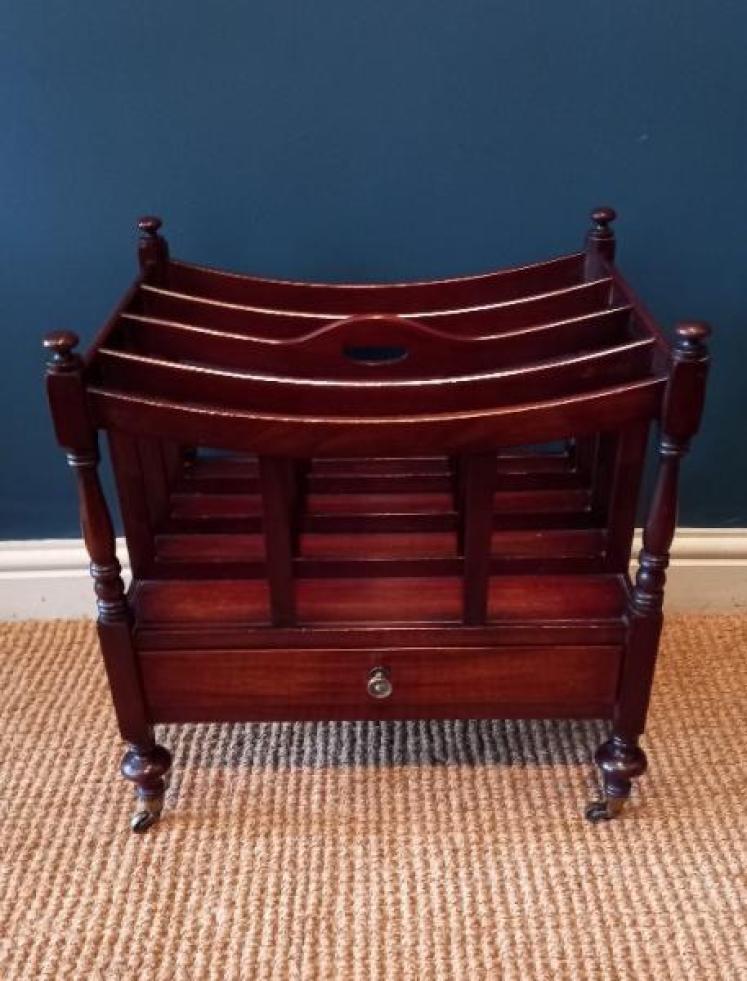 Regency Period Mahogany Canterbury - Image 1