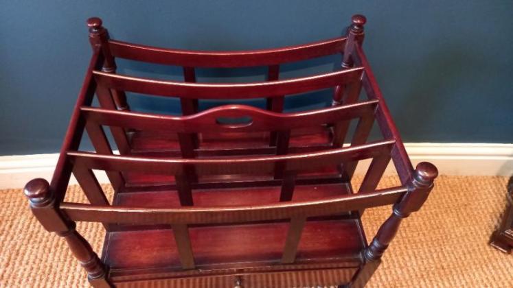 Regency Period Mahogany Canterbury - Image 2