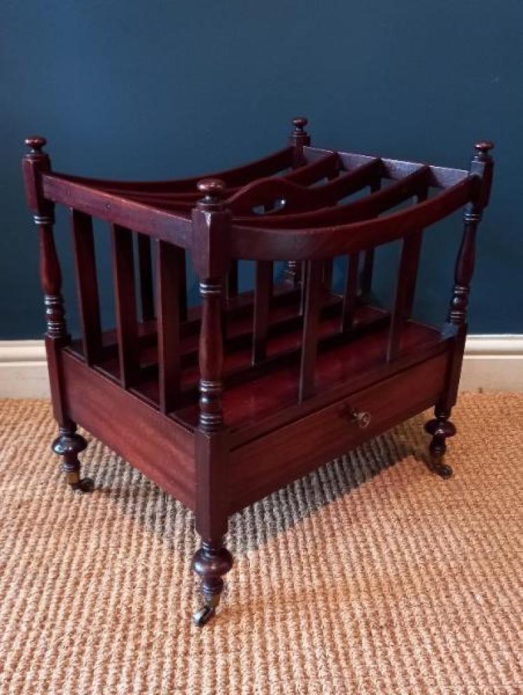 Regency Period Mahogany Canterbury - Image 6