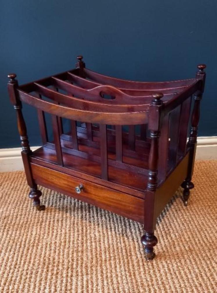Regency Period Mahogany Canterbury - Image 7