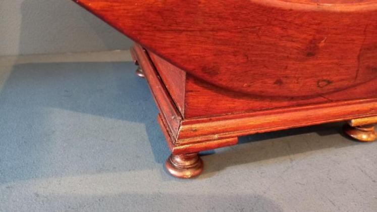 George III Period Mahogany Cheese Coaster - Image 5
