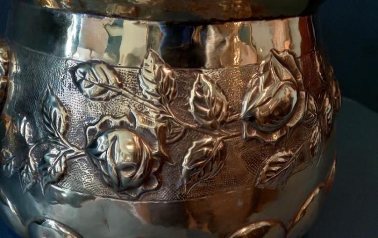 Mid Victorian Cast Brass Jardiniere - Image 4