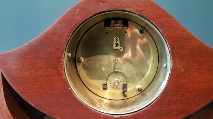 Fine Quality Edwardian Inlaid Mahogany Mantel Clock - Image 5
