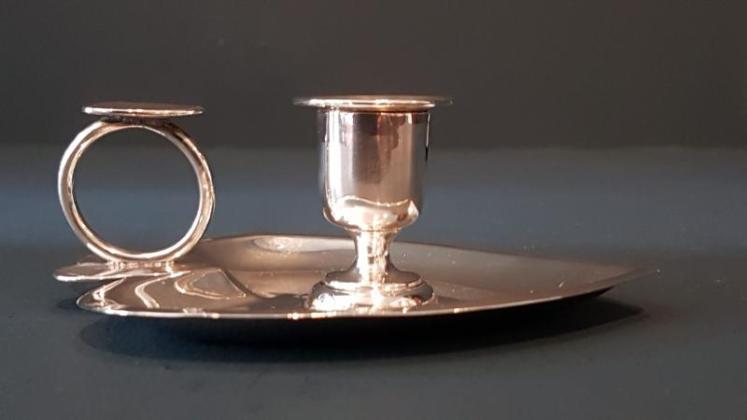 Pair of Victorian Chester Silver Taper Sticks - Image 4