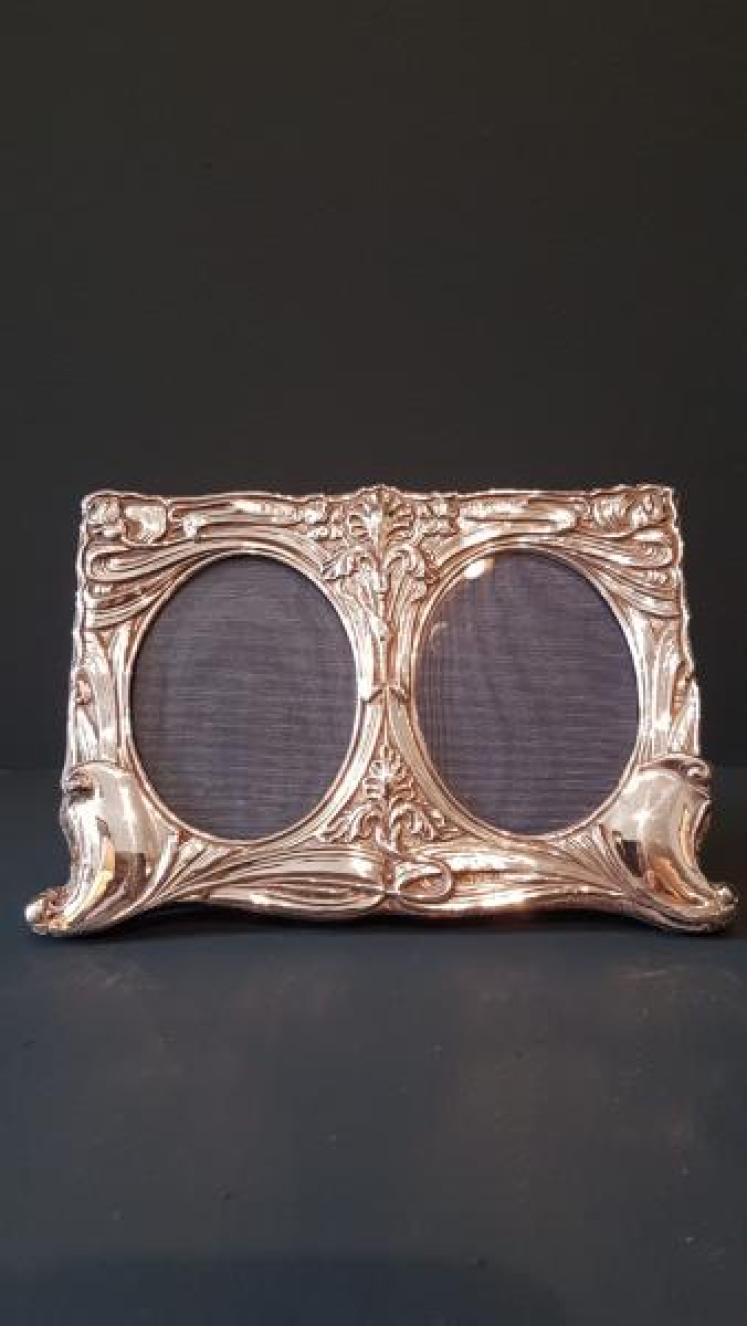 Edwardian Silver Art Nouveau Picture Frame - Image 1