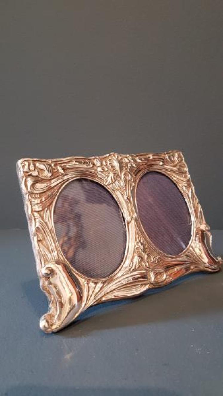 Edwardian Silver Art Nouveau Picture Frame - Image 2