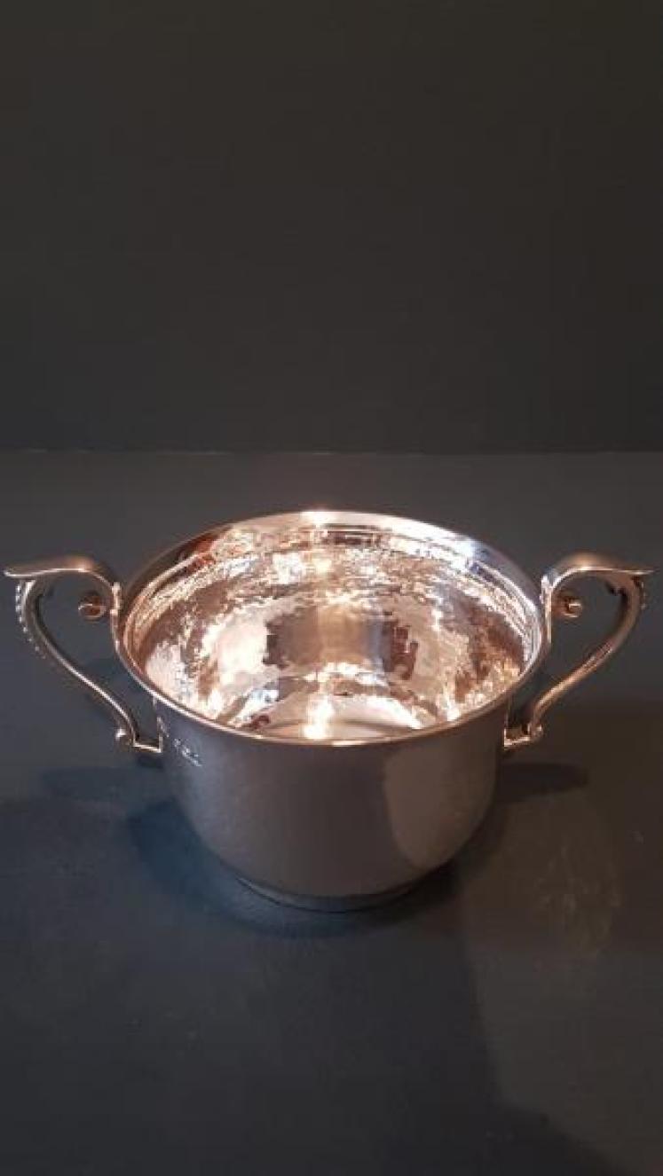 Planished Silver Poringer - Image 1