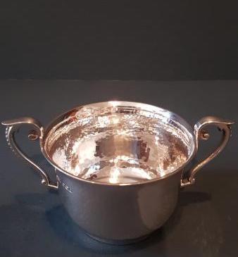 Planished Silver Poringer