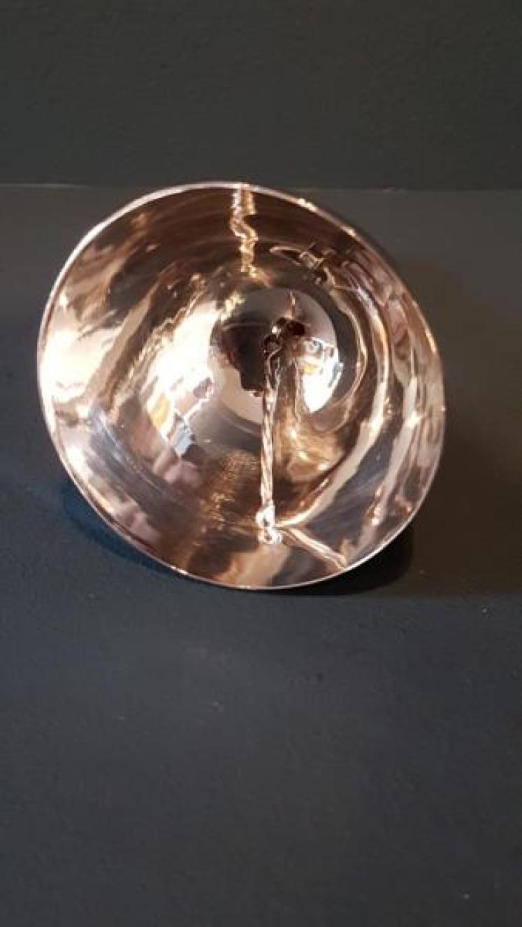 Edwardian Silver and Mother of Pearl Table Bell - Image 6