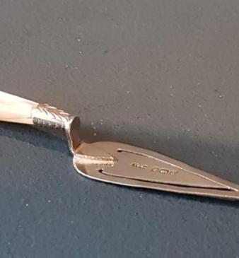 Silver and Mother of Pearl Bookmark