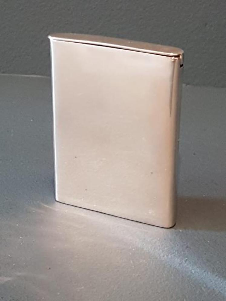 Victorian Silver Snap Top Card Case - Image 1