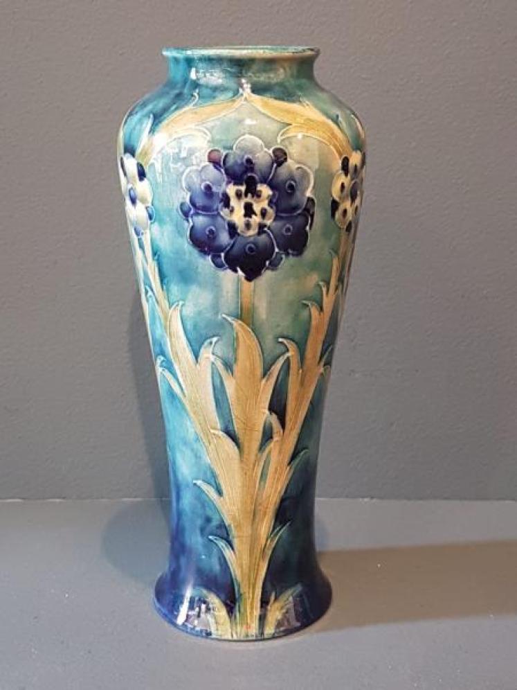 Moorcroft Late Florian Vase - Image 1