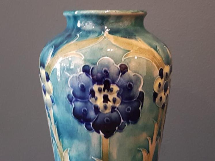 Moorcroft Late Florian Vase - Image 4