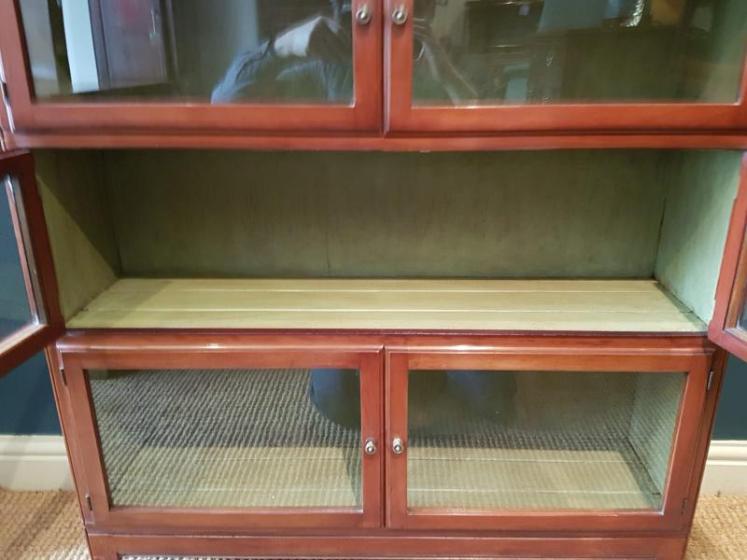 Pair of Edwardian Mahogany Barristers Bookcases - Image 4