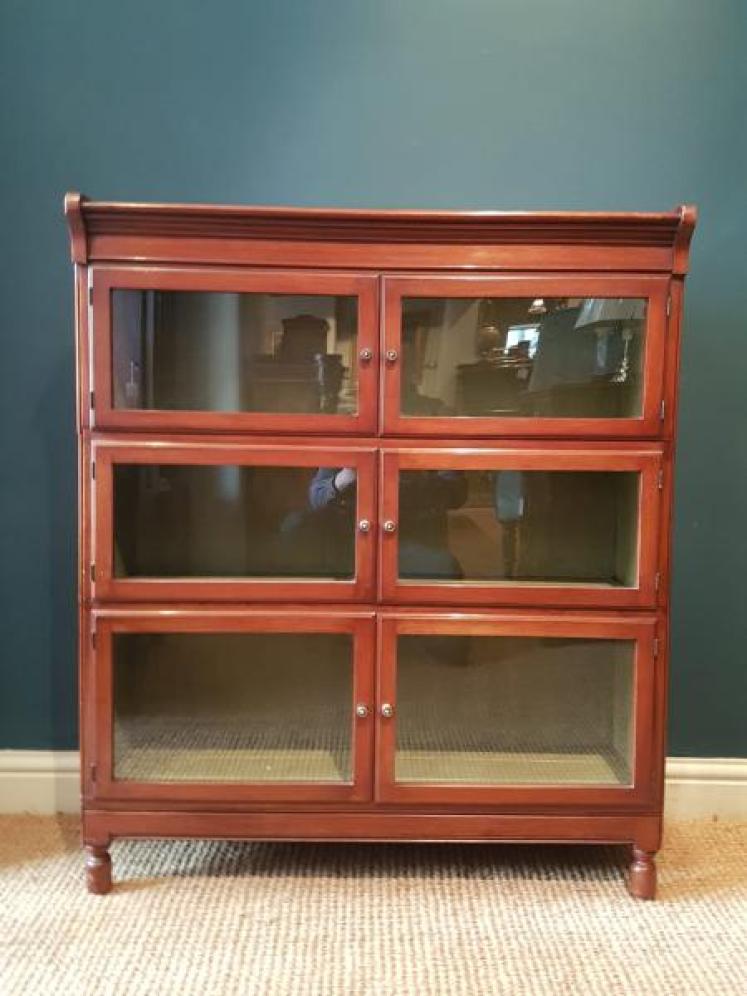 Pair of Edwardian Mahogany Barristers Bookcases - Image 5