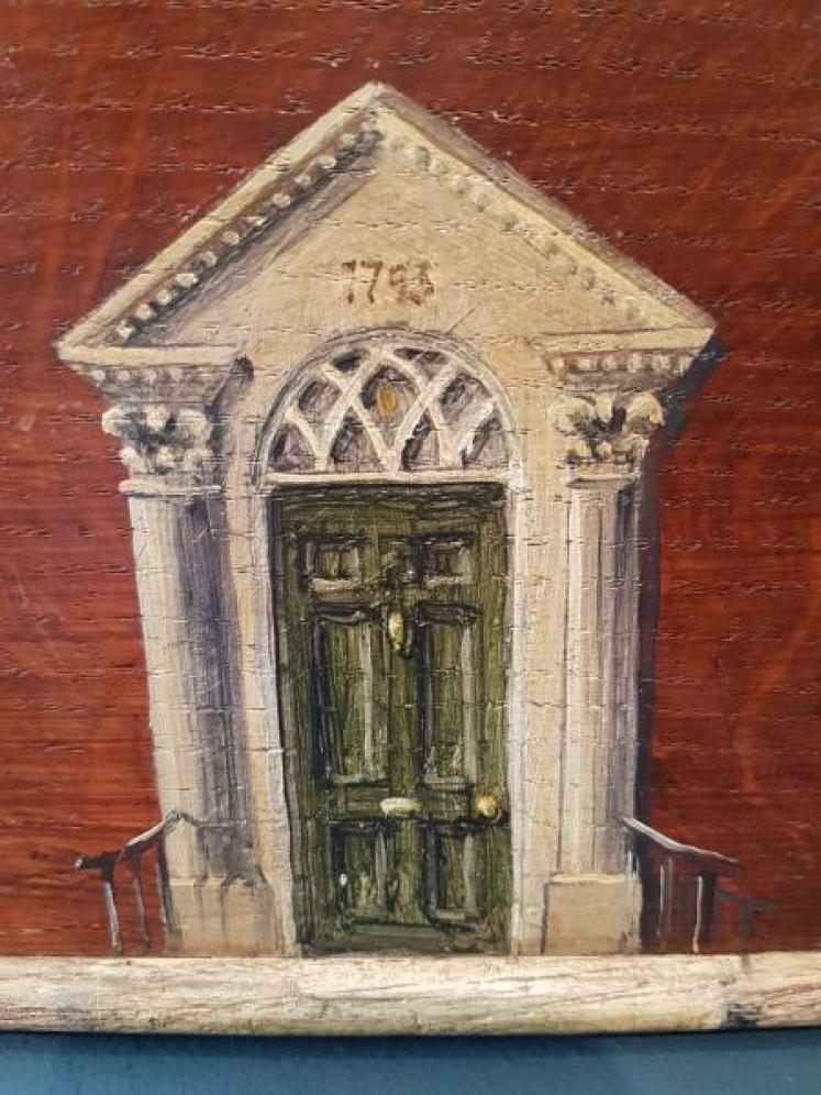 Victorian Oak Painted Country House Toy Box - Image 3