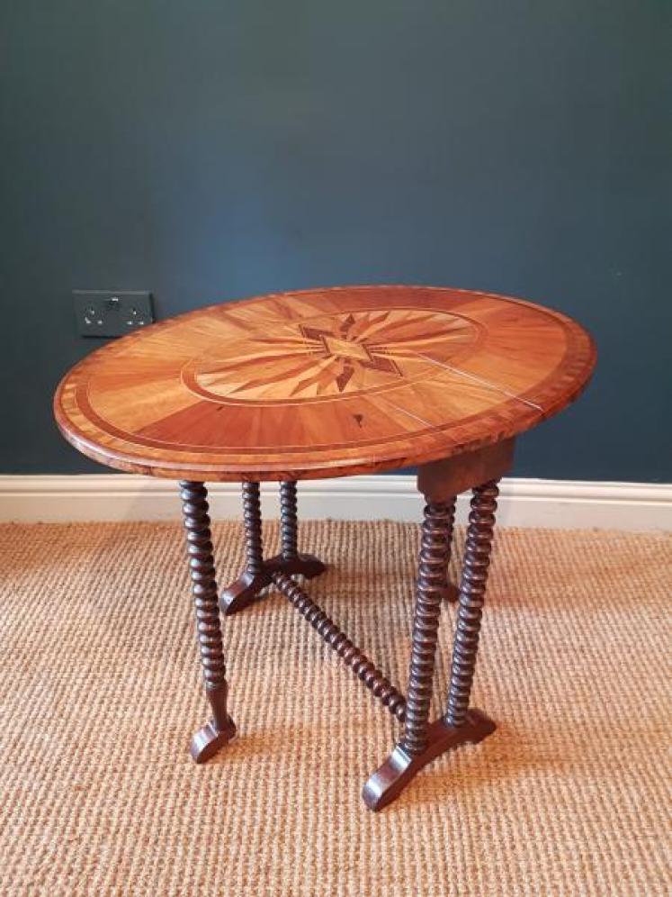 Victorian Sutherland Table With Specimen Top - Image 4