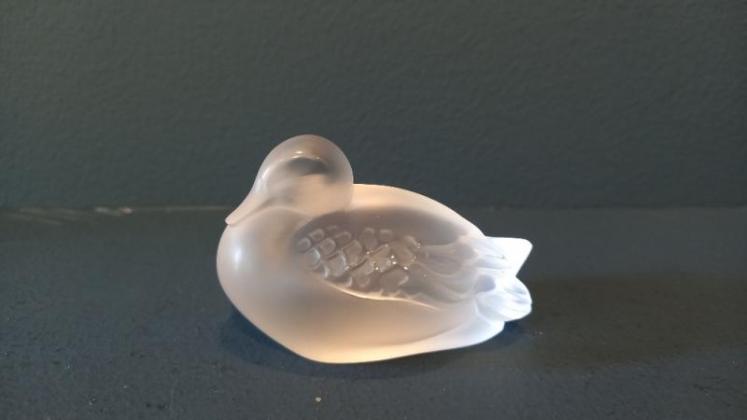 Lalique Opalescent Sitting Duck - Image 1