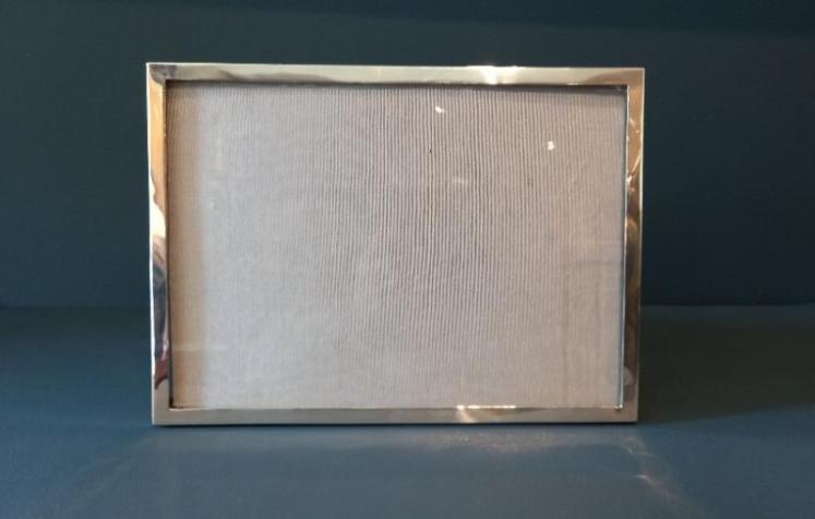 Large George V Period Plain Silver Photo Frame - Image 7