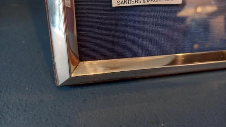 Large George V Silver Angular Photo frame - Image 7