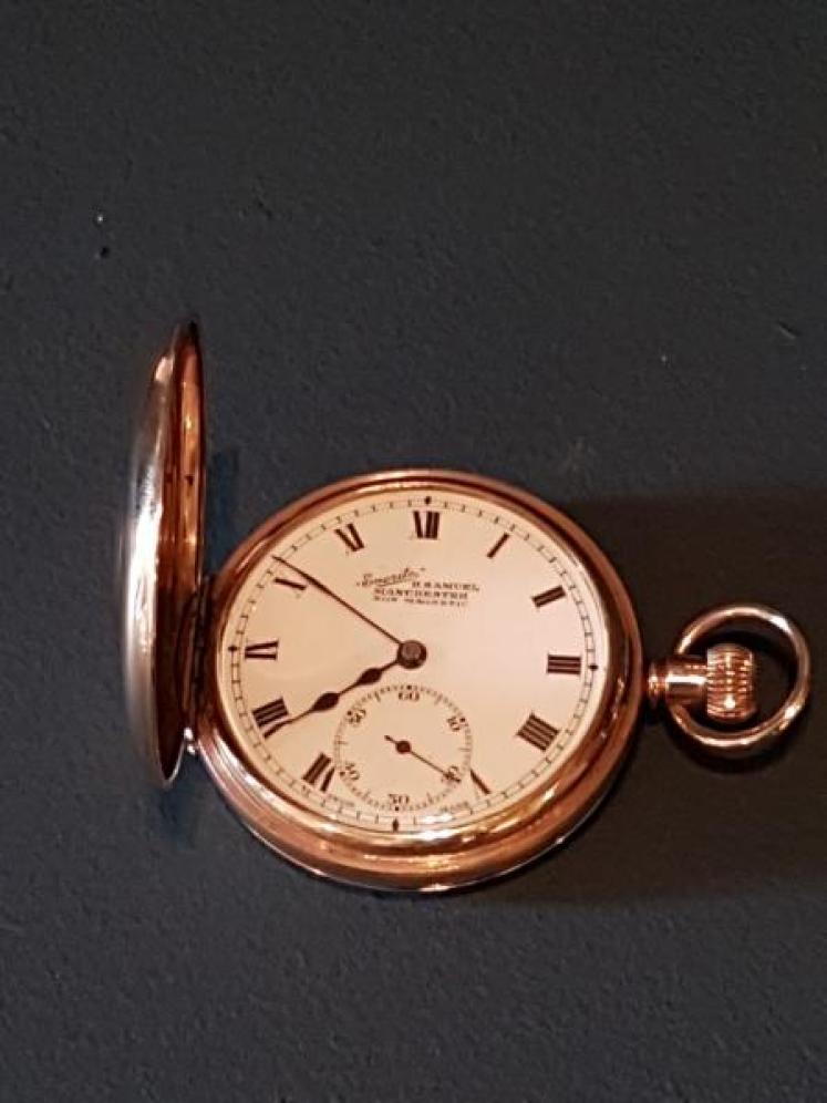 Immaculate 9ct Gold Half Hunter Pocket Watch - Image 7