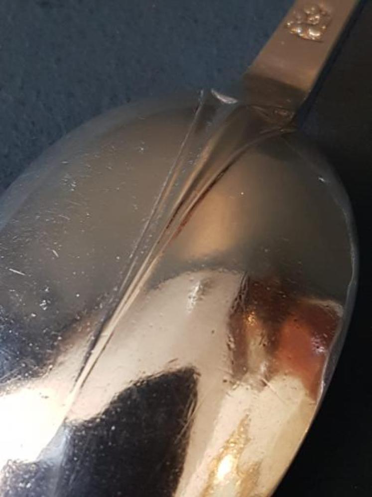 Rare Matching Pair of Charles II Silver Spoons  - Image 2