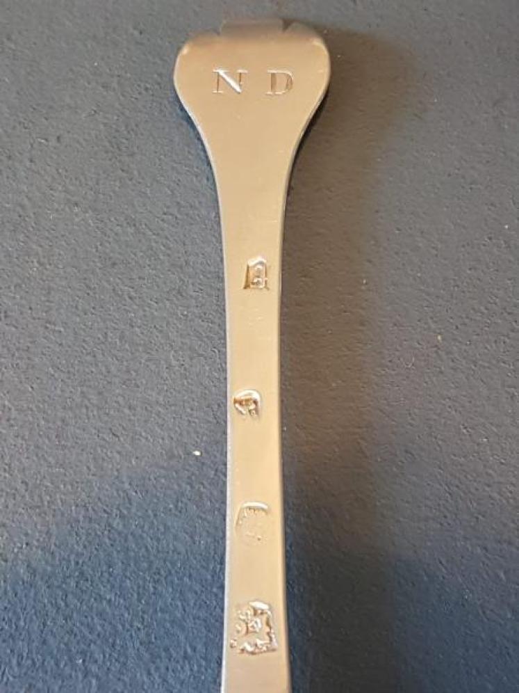 Rare Matching Pair of Charles II Silver Spoons  - Image 3