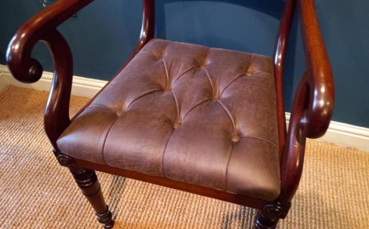Late Regency Period Mahogany Carver Armchair - Image 3