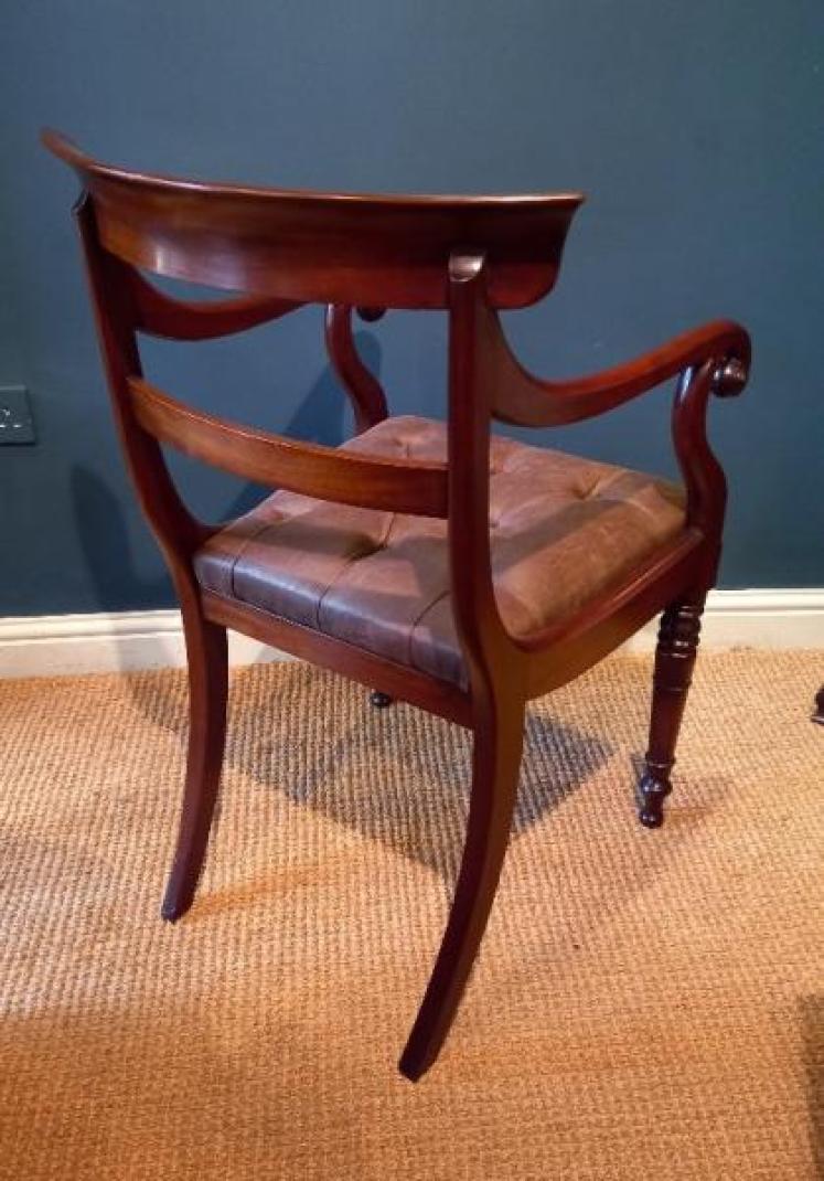 Late Regency Period Mahogany Carver Armchair - Image 6